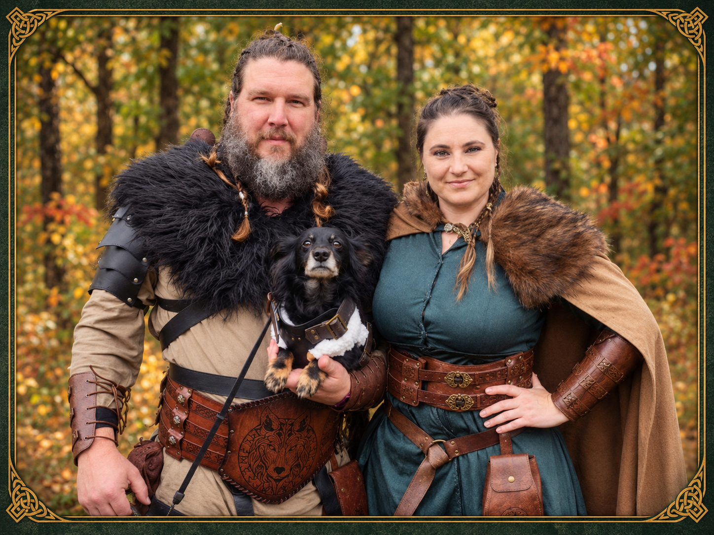 2025 Runestone Festival King and Queen in Viking attire